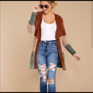 FABLE Let’s Hang Out Chenille Cardigan